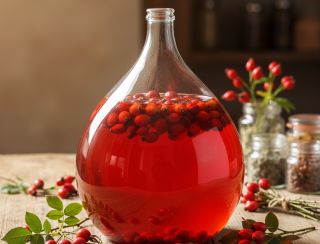 🌺 Je ideálny čas na zber šípok! 🌿 Okrem iného sa z nich dá veľmi jednoducho vyrobiť šípkové víno 🍷: 🥣 V ohriatej vode...