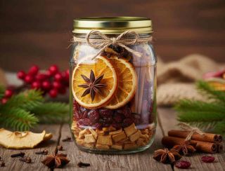 🎁 Vianočný darček v pohári? Áno! Vytvorte si krásny a voňavý DIY darček – Vianočný punč v suchom stave (bez alkoholu),...